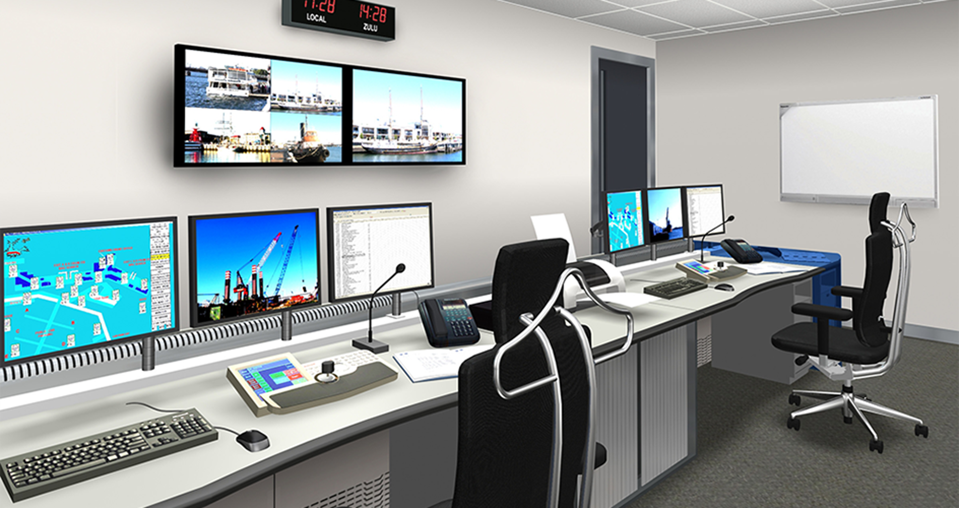 Security Control Room Setup
